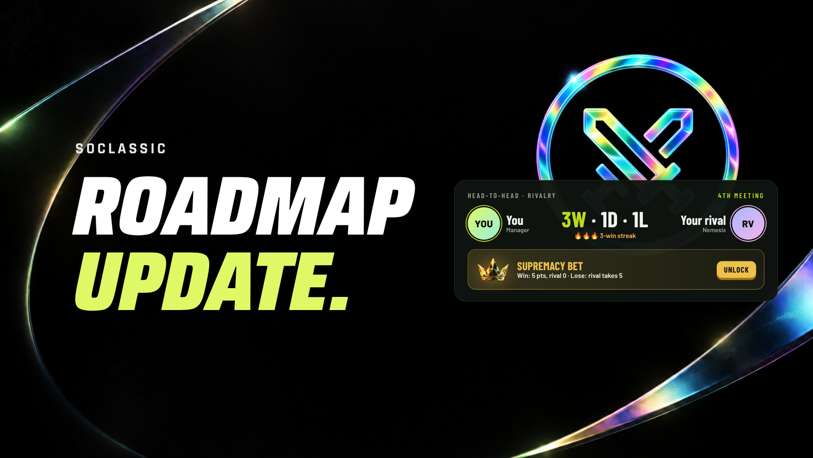 🗺️ Roadmap Update: Rivalries, Competitive Balance & The Road Ahead